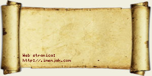 Hana Žebeljan vizit kartica